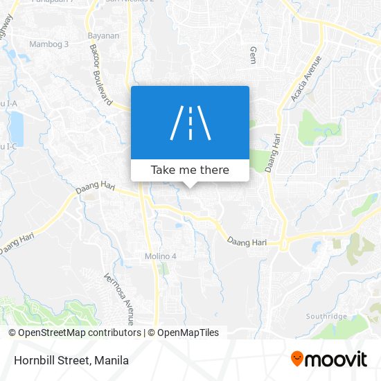 Hornbill Street map