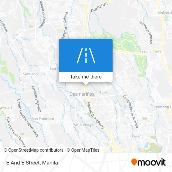 E And E Street map