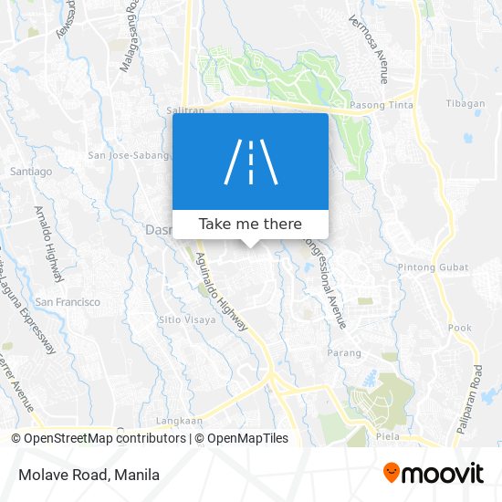 Molave Road map