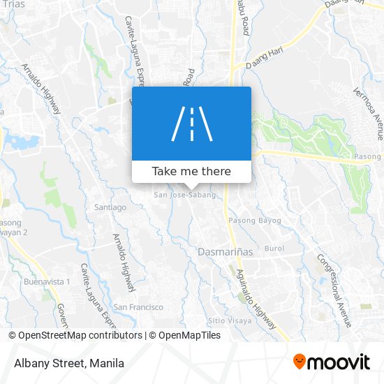 Albany Street map