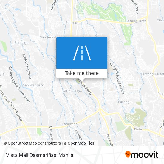 Vista Mall Dasmariñas map