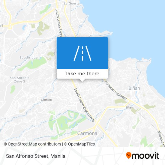 San Alfonso Street map