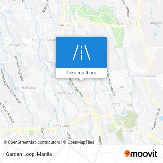 Garden Loop map