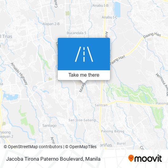 Jacoba Tirona Paterno Boulevard map