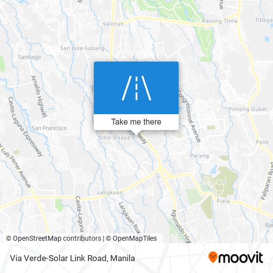 Via Verde-Solar Link Road map