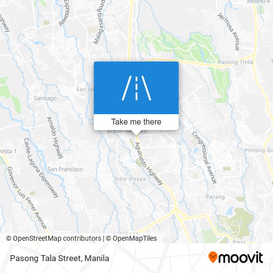 Pasong Tala Street map