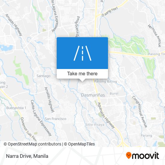 Narra Drive map
