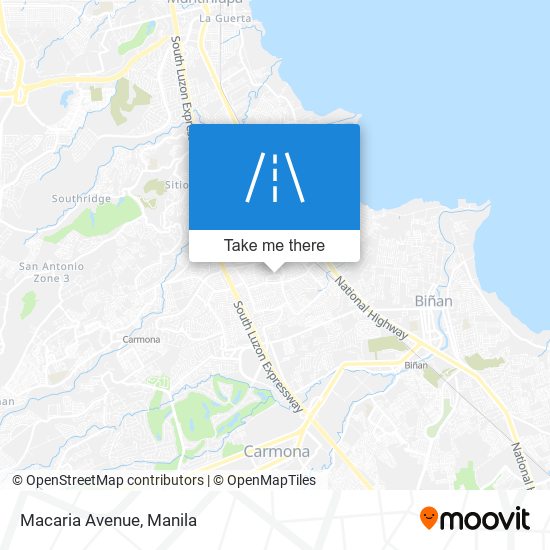 Macaria Avenue map