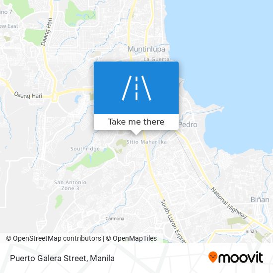 Puerto Galera Street map