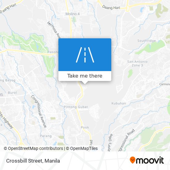 Crossbill Street map