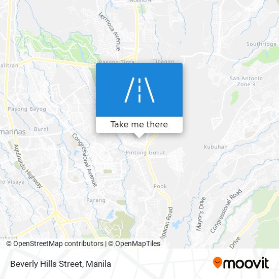 Beverly Hills Street map