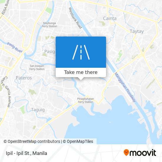 Ipil - Ipil St. map