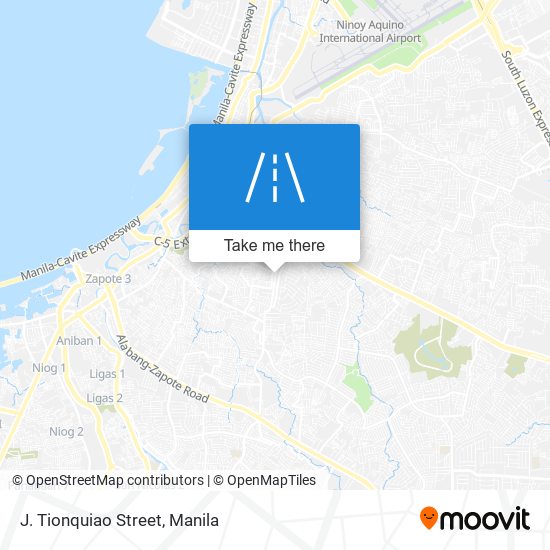 J. Tionquiao Street map