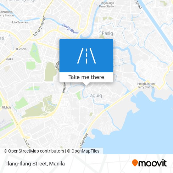 Ilang-Ilang Street map