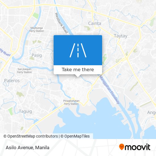 Asilo Avenue map