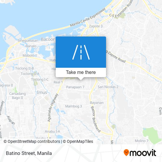 Batino Street map