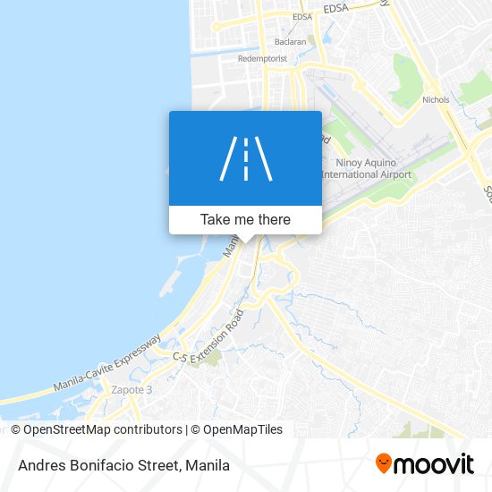 Andres Bonifacio Street map