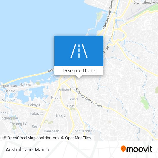 Austral Lane map