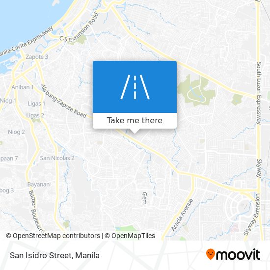 San Isidro Street map