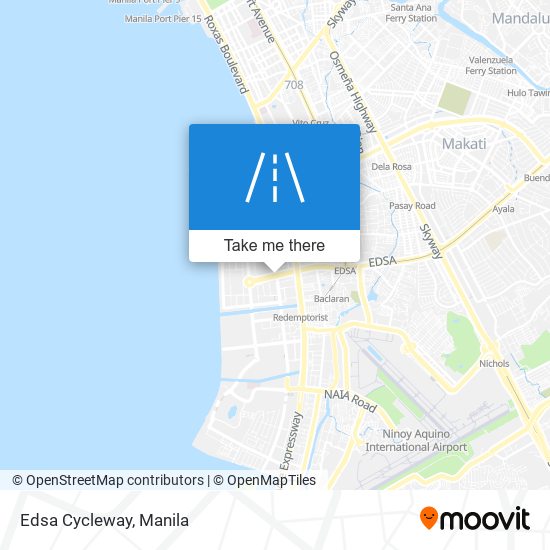 Edsa Cycleway map