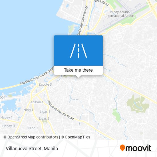 Villanueva Street map