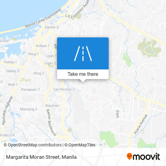 Margarita Moran Street map