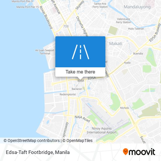 Edsa-Taft Footbridge map