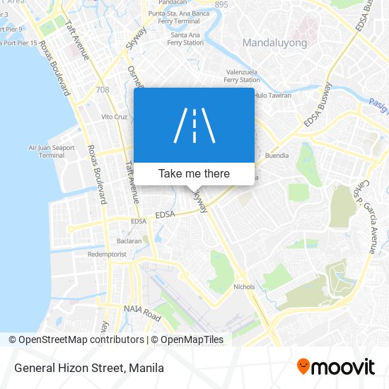 General Hizon Street map