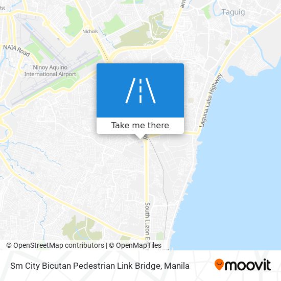 Sm City Bicutan Pedestrian Link Bridge map