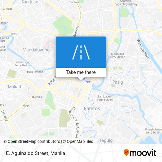 E. Aguinaldo Street map