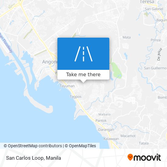 San Carlos Loop map