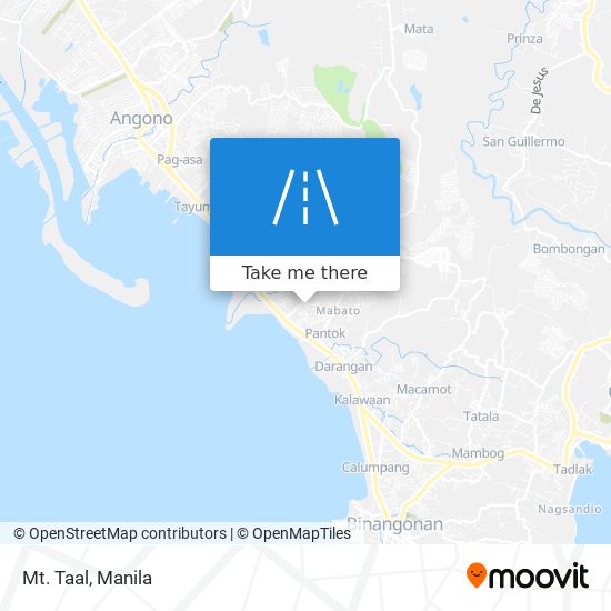 Mt. Taal map