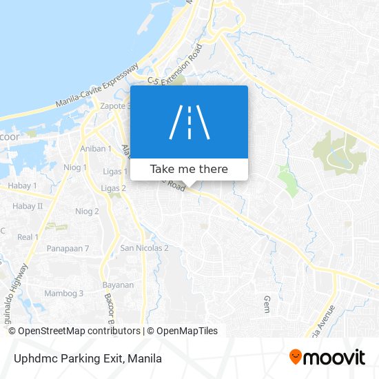 Uphdmc Parking Exit map