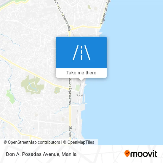 Don A. Posadas Avenue map