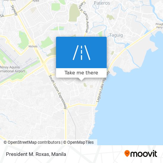 President M. Roxas map