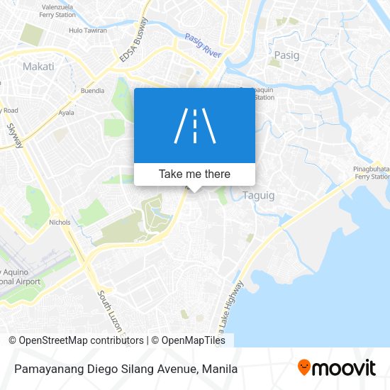 Pamayanang Diego Silang Avenue map