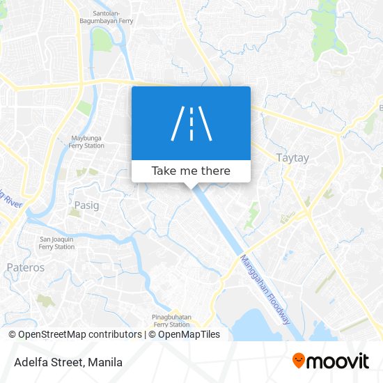 Adelfa Street map