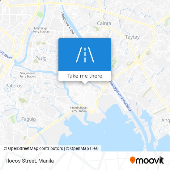 Ilocos Street map