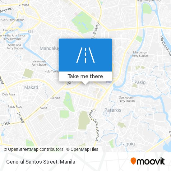 General Santos Street map