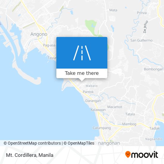 Mt. Cordillera map