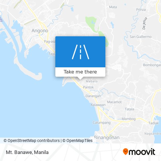 Mt. Banawe map