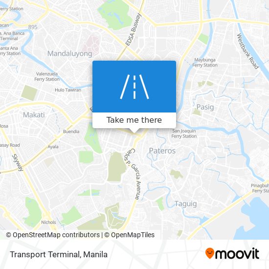 Transport Terminal map