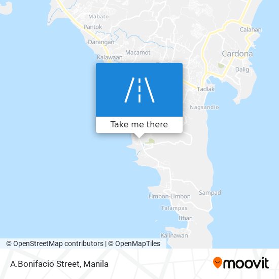 A.Bonifacio Street map