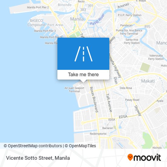 Vicente Sotto Street map