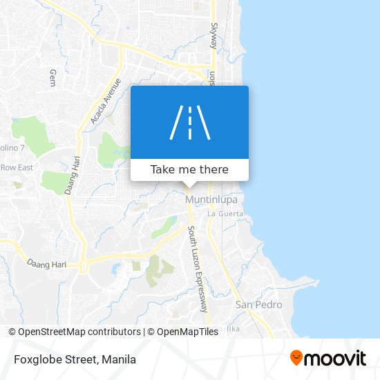 Foxglobe Street map