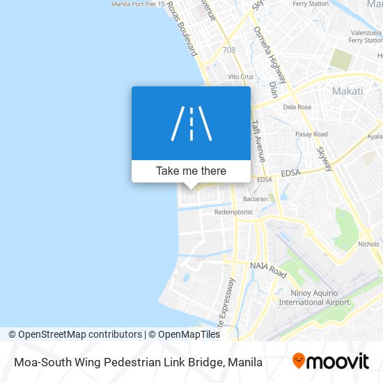 Moa-South Wing Pedestrian Link Bridge map