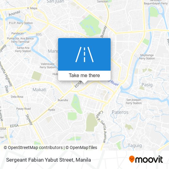 Sergeant Fabian Yabut Street map