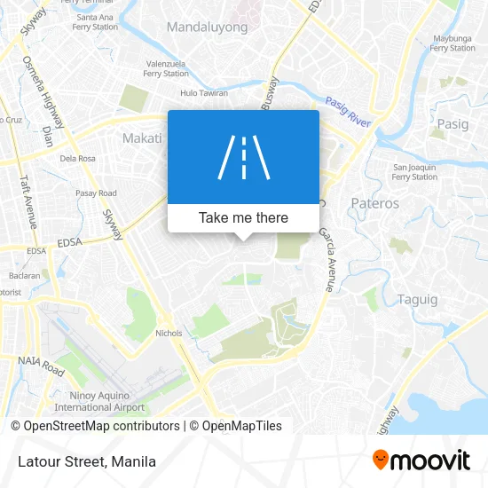 Latour Street map