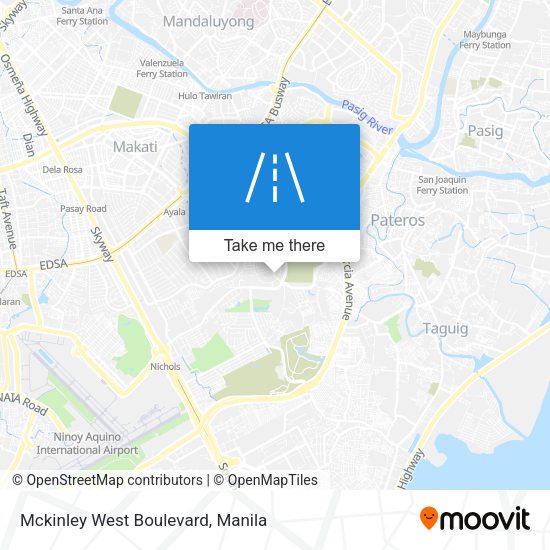 Mckinley West Boulevard map