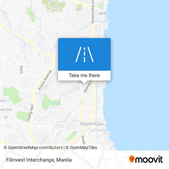 Filinvest Interchange map